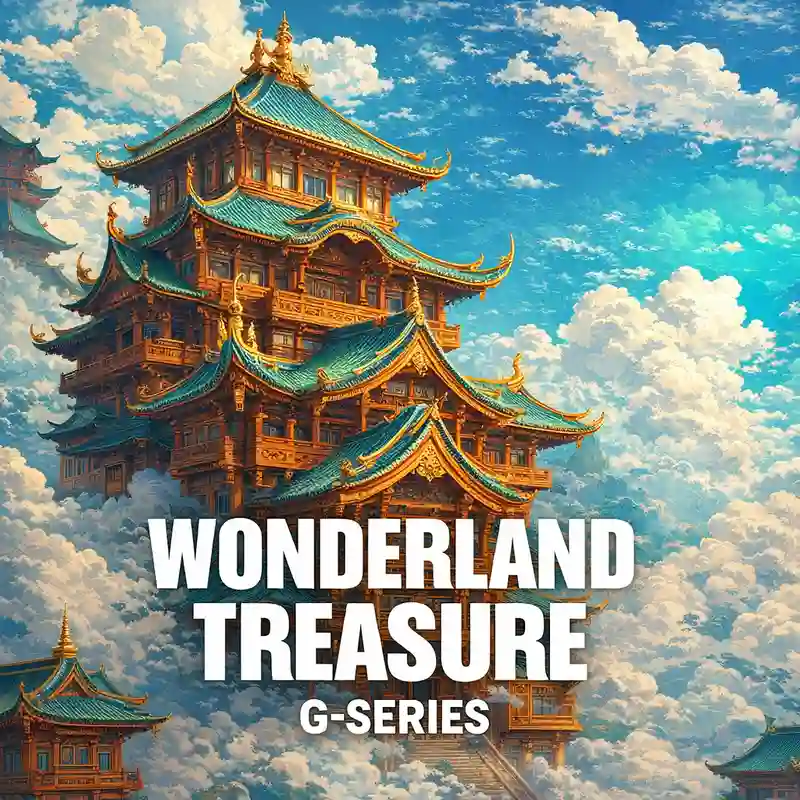 Kayamanan ng Wonderland slot game interface